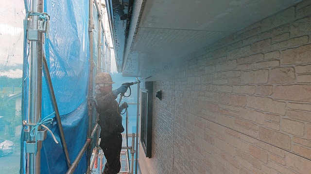 宮田村宮田村外壁塗装屋根カバー洗浄3