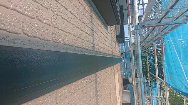駒ケ根市・屋根・外壁・外壁上塗り4