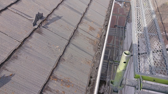 駒ケ根市下平コロニアル屋根塗装洗浄5