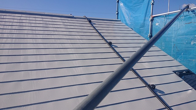 駒ケ根市外壁屋根塗装赤穂屋根塗装下塗り2