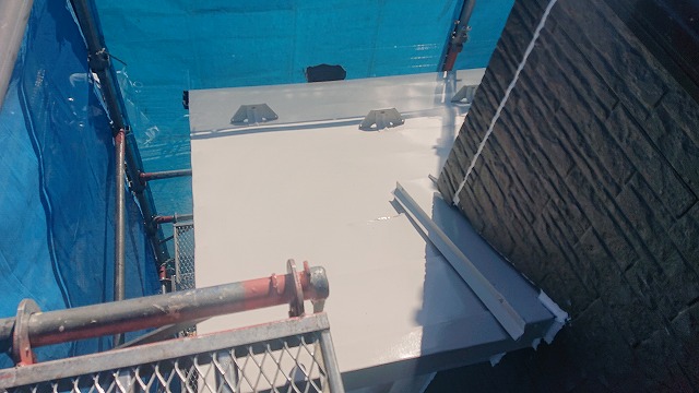 駒ケ根市外壁屋根塗装赤穂屋根塗装下塗り3