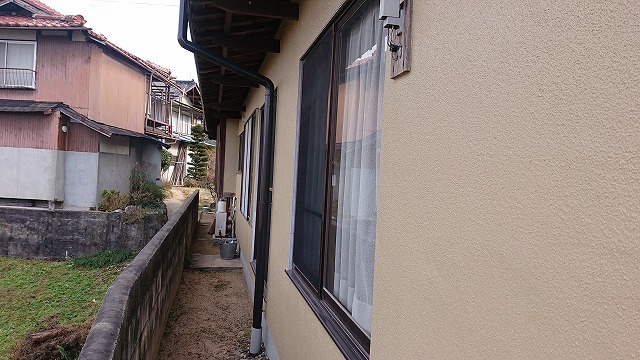 飯田市下久堅　和風住宅外壁塗装完成7