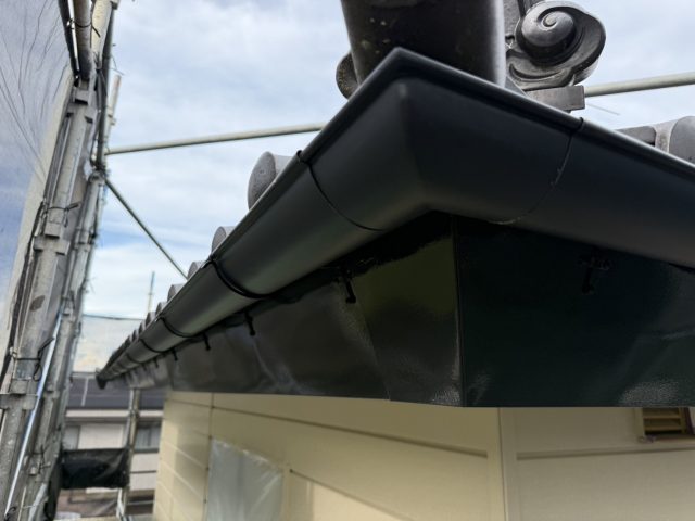 駒ヶ根市T邸雨樋交換軒樋取付