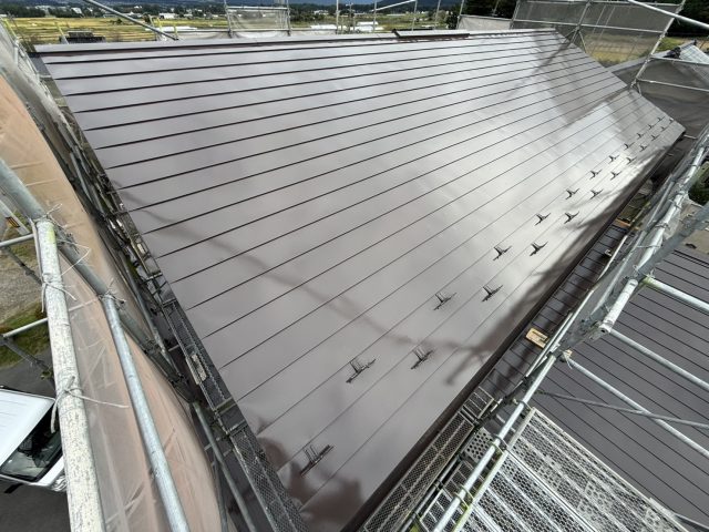 伊那市S邸屋根完成