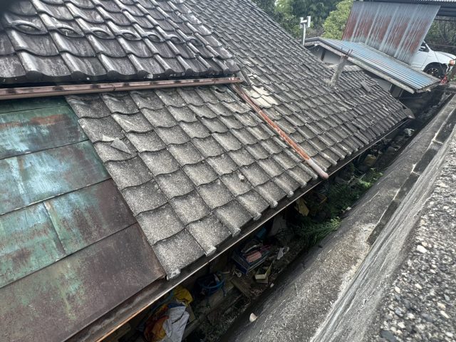 飯田市S邸瓦屋根施工前