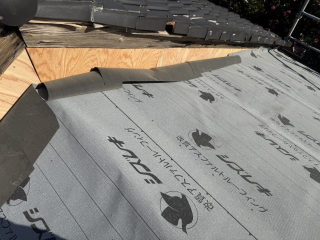 下條村S邸ルーフィング