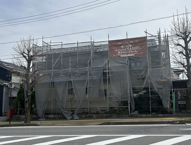 駒ヶ根市H邸足場