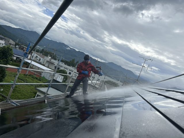 駒ヶ根市H邸洗浄