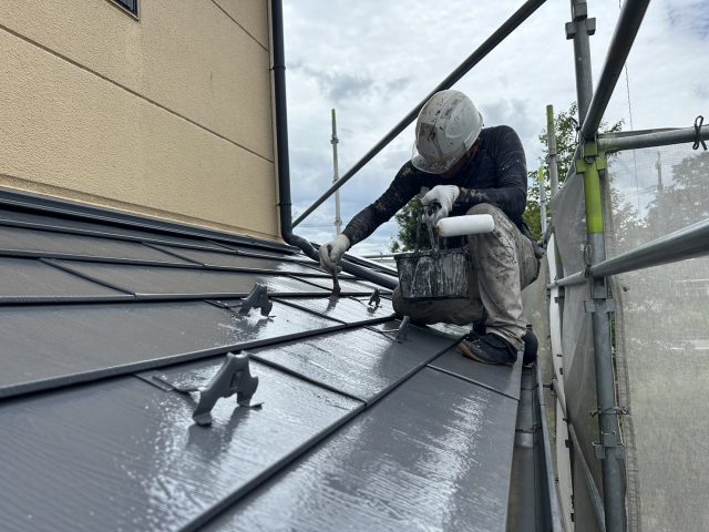 駒ヶ根市飯坂S邸上塗り