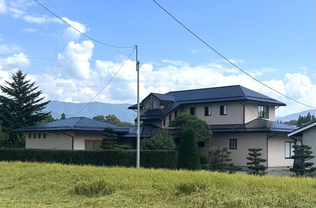 宮田村S邸屋根完成