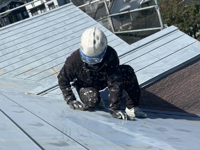 箕輪町N邸ケレン作業