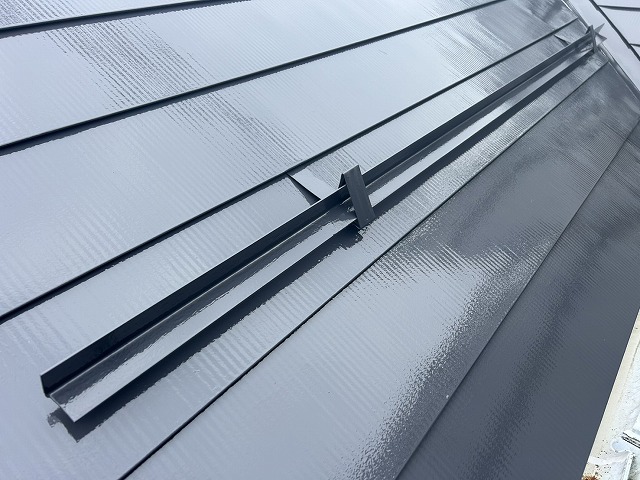 箕輪町N邸屋根塗装完成