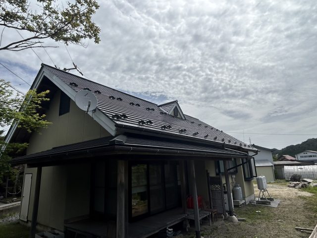 阿南町新野屋根塗装