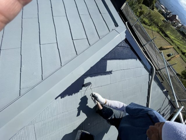 松川町外壁屋根塗装2