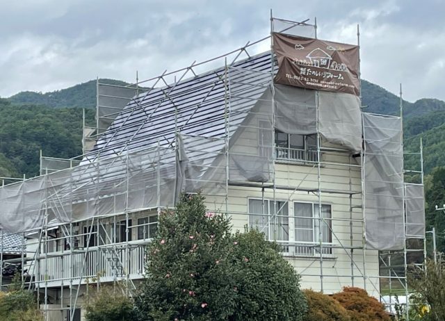 高森町屋根塗装