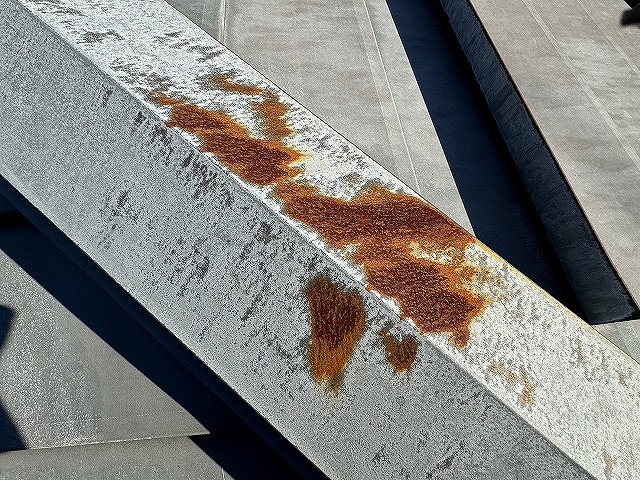 深刻化しつつある腐食部分