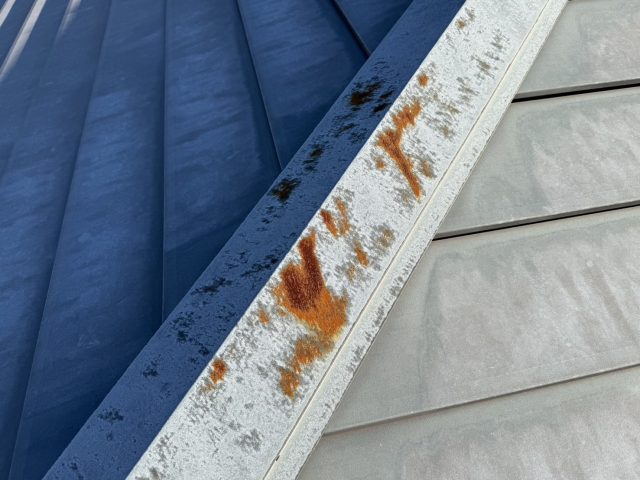 飯田市M様邸棟板金サビ施工前