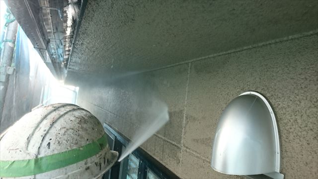飯田市大瀬木ALC外壁塗装洗浄3