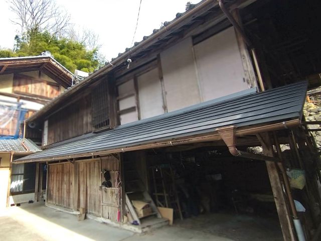 阿南町K邸_下屋根カバー完成