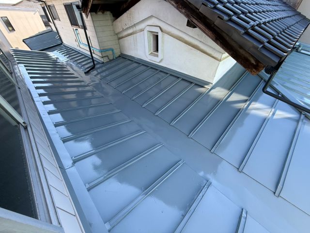 飯田市K邸_屋根塗装完成