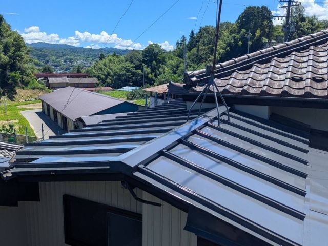 飯田市N邸_屋根完成