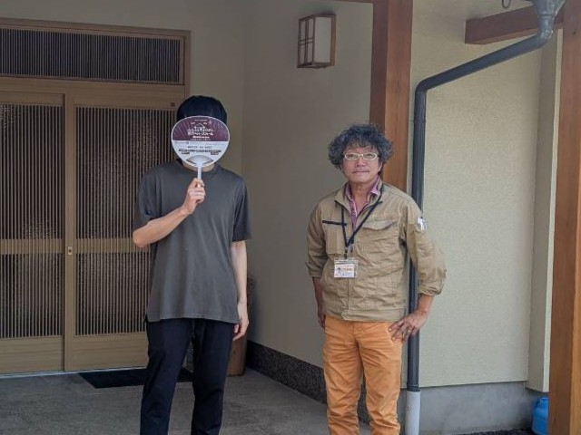 飯田市　塗装工事に際し、担当者に安心感があるとお任せくださいました