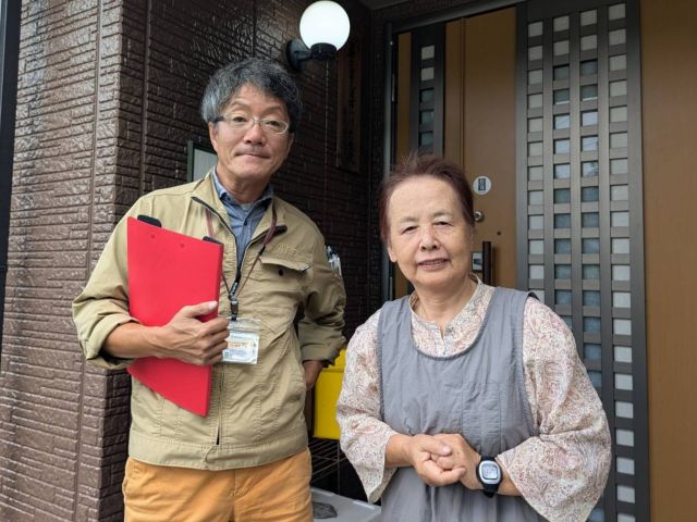 飯田市　安心、ていねい、たよりになるとたくさんお褒めの言葉を頂きました