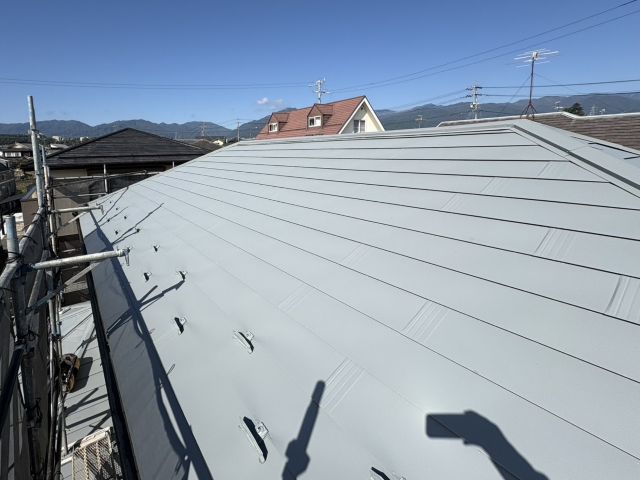 飯田市K邸_屋根施工後