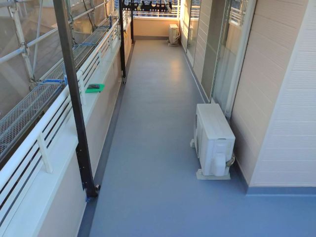 飯田市U邸_ベランダ防水工事完成