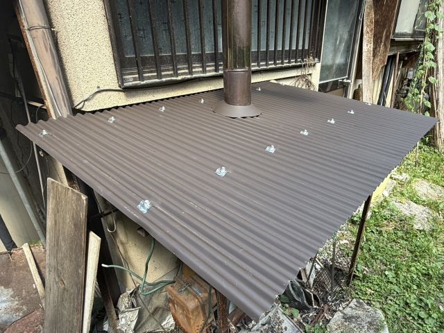 下條村波板張替え後