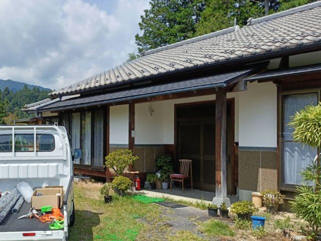 下條村K邸_雨樋交換-施工後