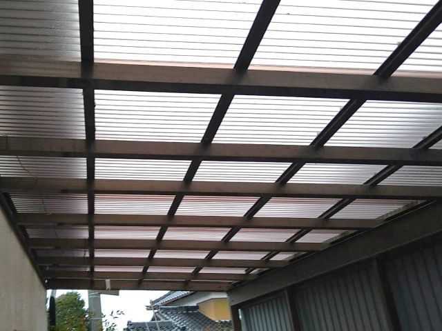 高森町S邸_波板交換完成