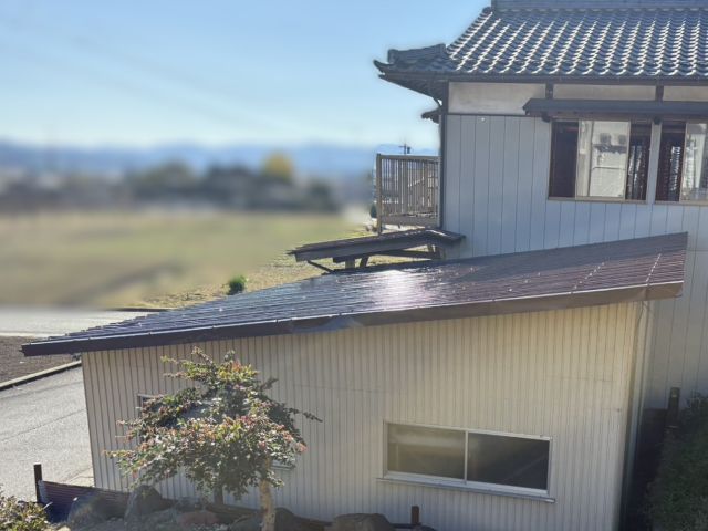 高森町A邸_折半屋根塗装完成全景