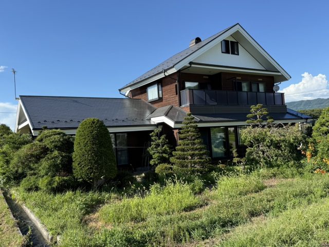 伊那市F邸屋根完成