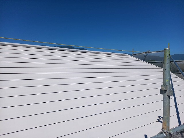 伊那市K邸屋根完成