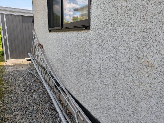 伊那市K邸屋根施工前外壁