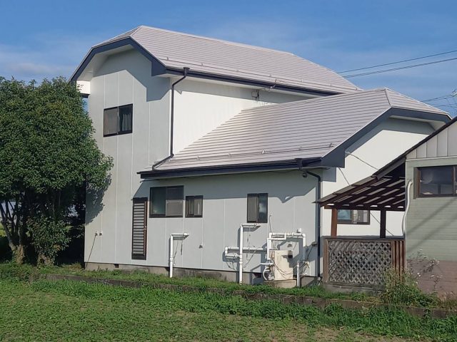 伊那市K邸屋根施工後