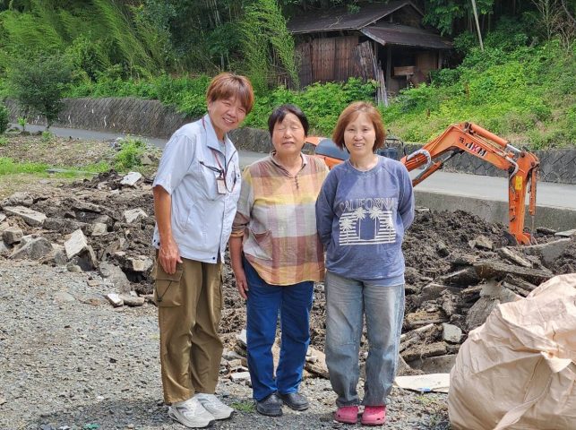 伊那市　安全な工事の完了に、喜んでいただきました