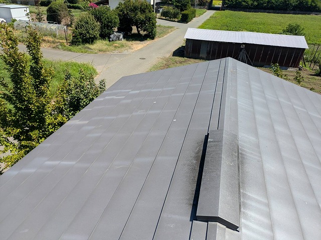 屋根全体の退色状況