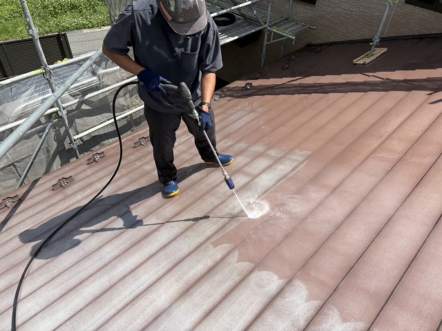 伊那市S邸洗浄作業