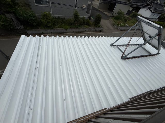 伊那市富県Ｓ邸屋根完成