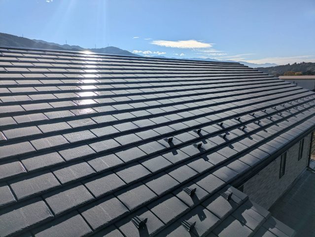飯島町I邸屋根施工後