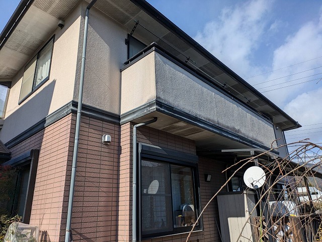 飯田市N邸ベランダ施工前
