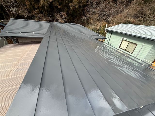 飯田市南信濃　近隣で工事中のお宅を見てご依頼いただき、ご満足くださいました