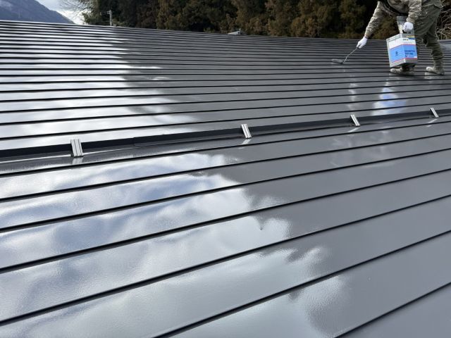 飯田市Y邸-仕上げ塗り