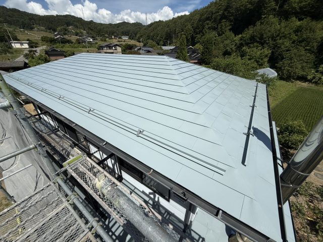 駒ヶ根市H邸屋根完成