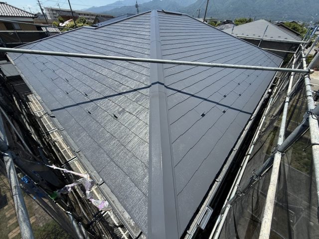 駒ヶ根市I邸屋根施工後