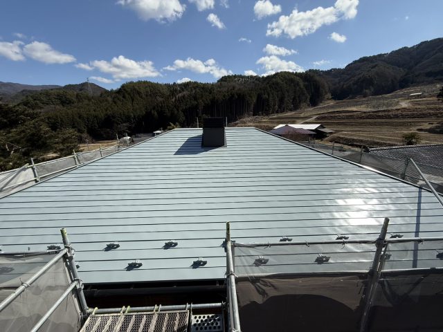 駒ヶ根市K邸完成屋根