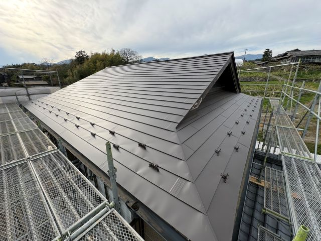 高森町S邸_屋根葺き替え完成